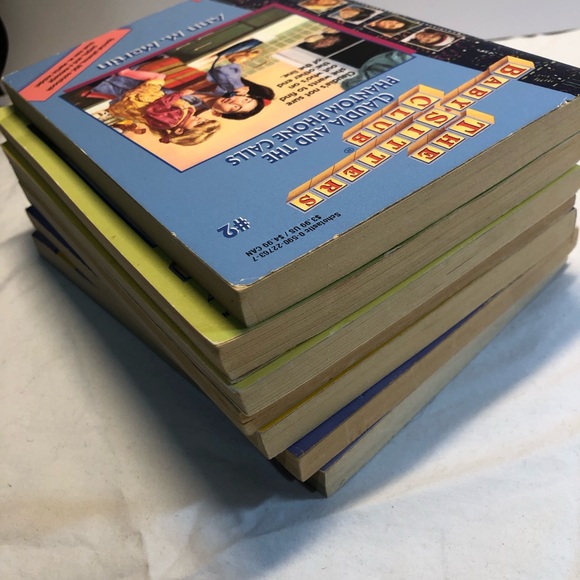 Vintage lot of 7 The Babysitters Club Books 1980/90’s Scholastic - Picture 3 of 15